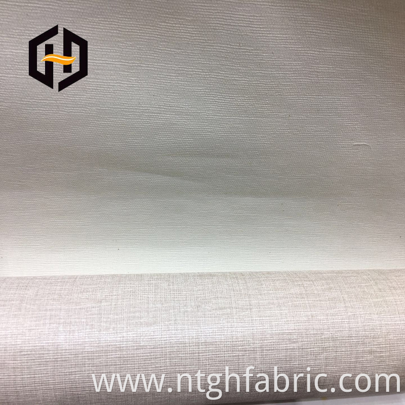 Mesh Vinyl backing greige fabric